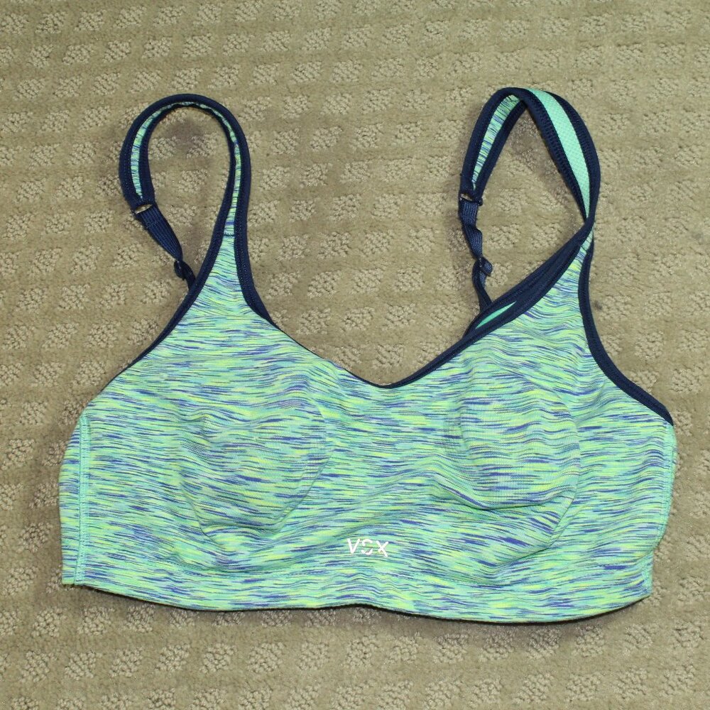 Victoria's Secret VSX Size Small Teal Navy Blue Sports Bra